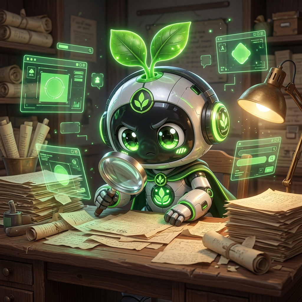 Recherche crypto iaDOTA - mascotte et moteur de recherche des archives